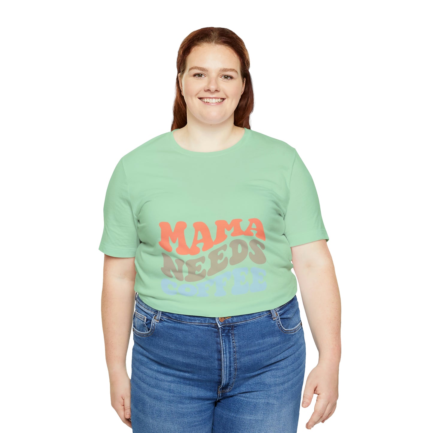 Mama Needs Coffee Jersey Short Sleeve Tee