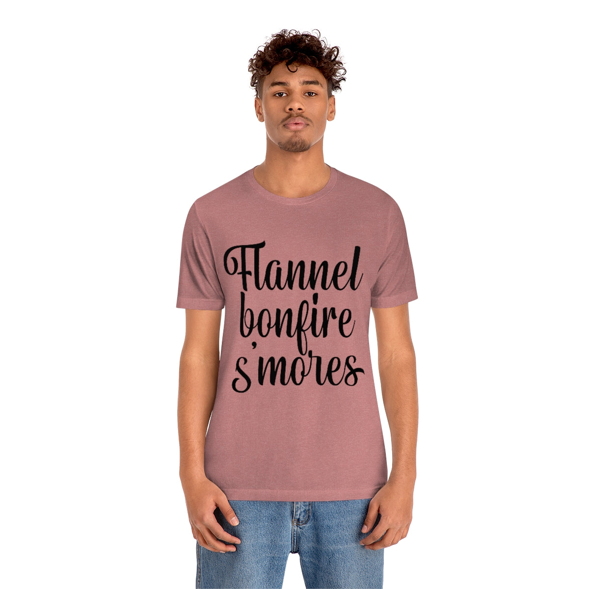 Flannel Bonfires S'mores Tee