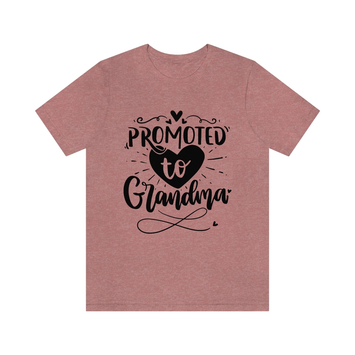 Promoted to Grandma Jersey Short Sleeve Tee