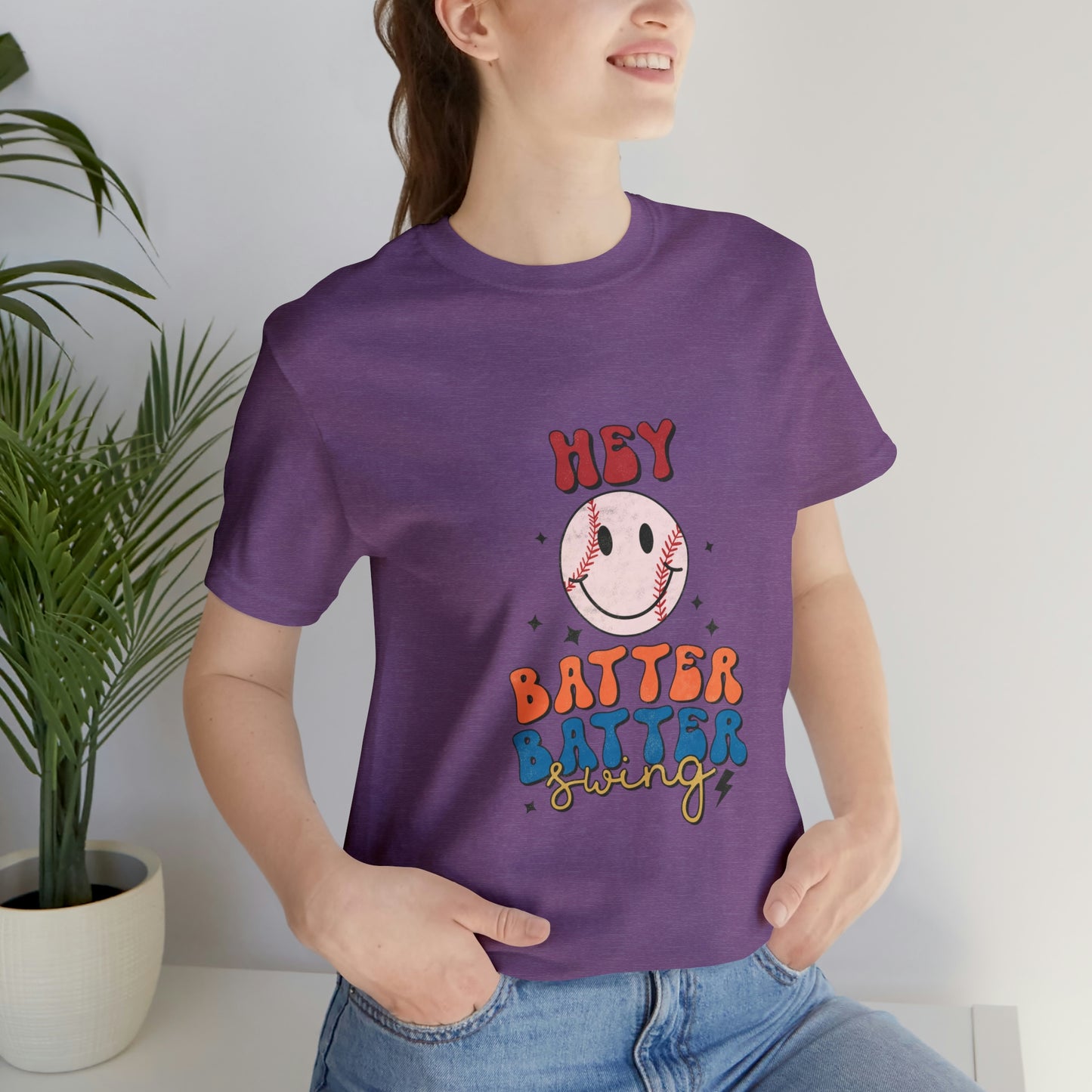 Hey Batter Batter Swing Short Sleeve Tee