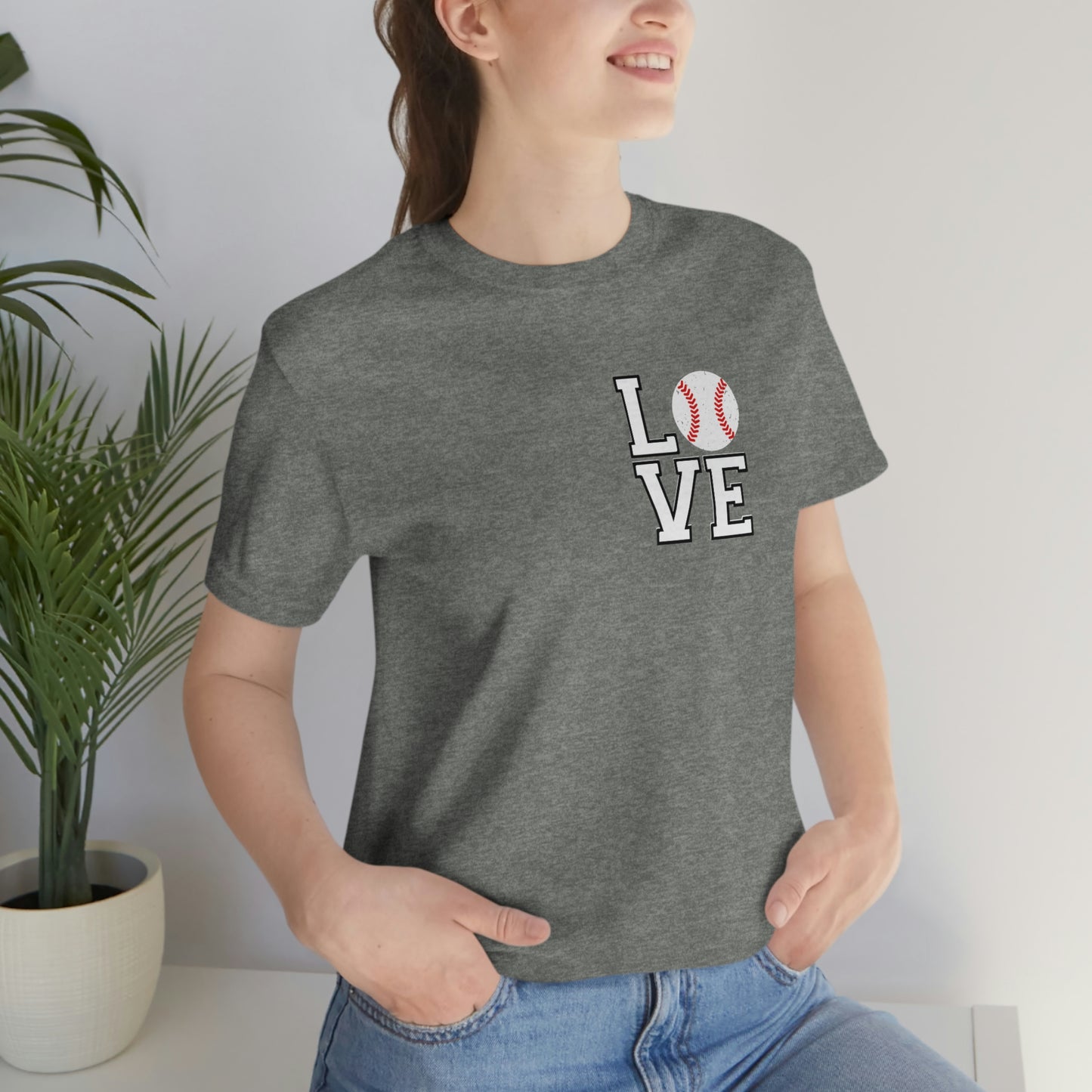 Baseball Love Short Sleeve Tee