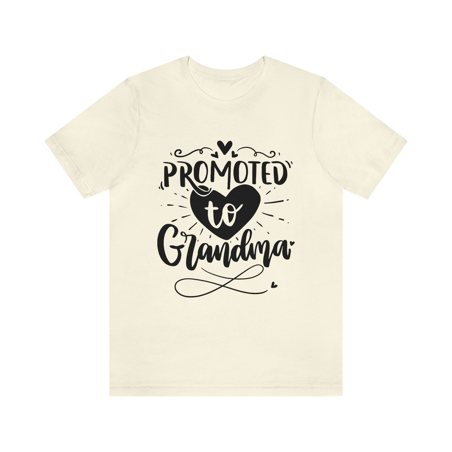 Promoted to Grandma Jersey Short Sleeve Tee