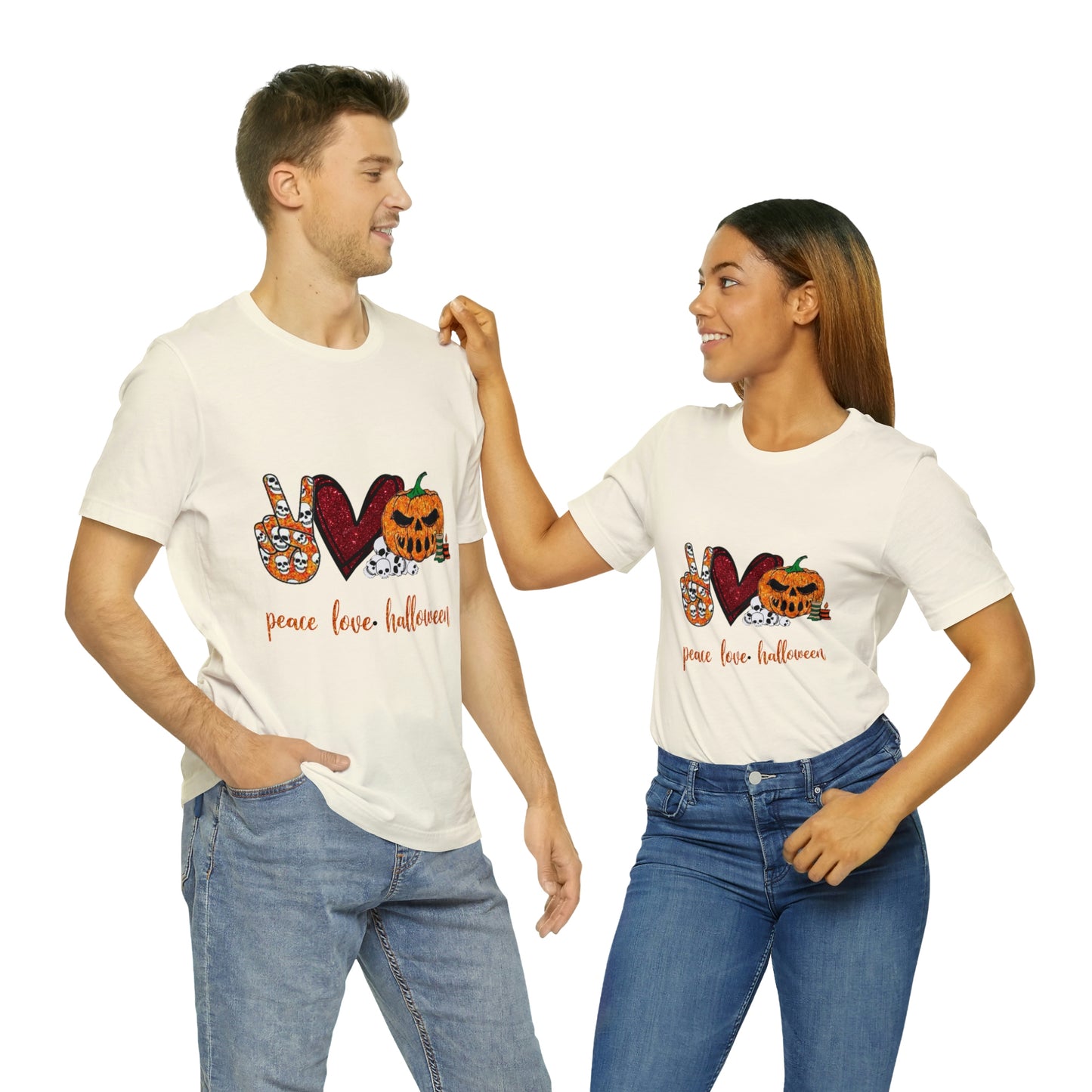 Peace, Love, & Halloween Unisex Shirt