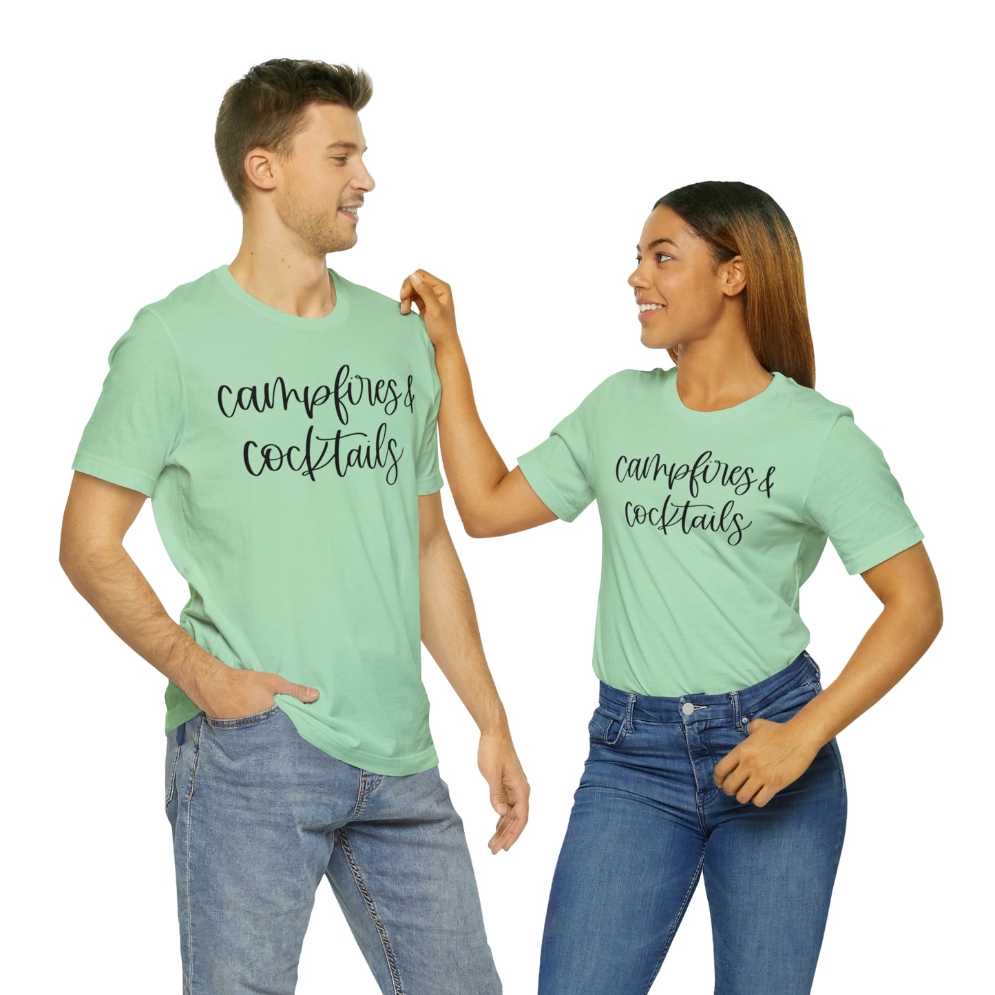 Campfire and Cocktails Short Sleeve Tee