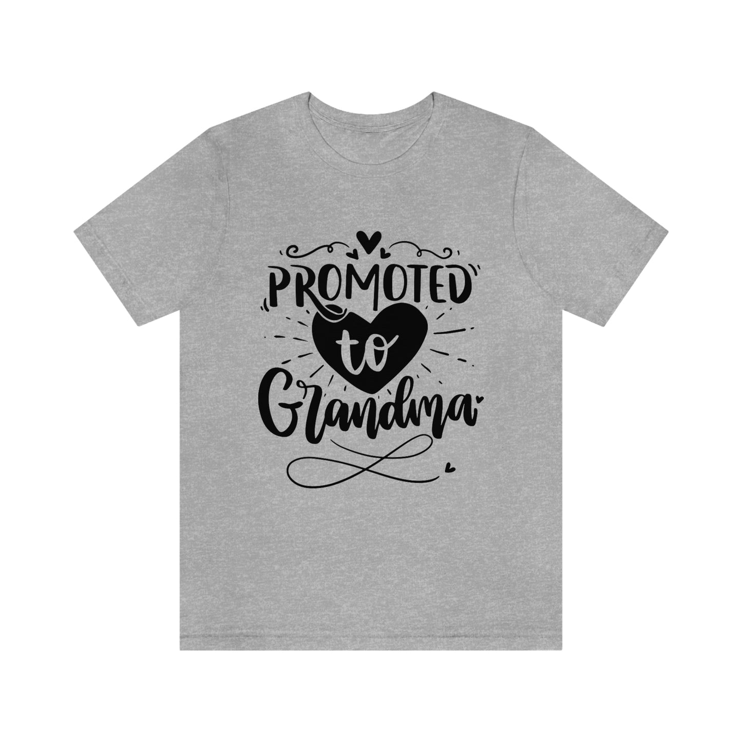 Promoted to Grandma Jersey Short Sleeve Tee