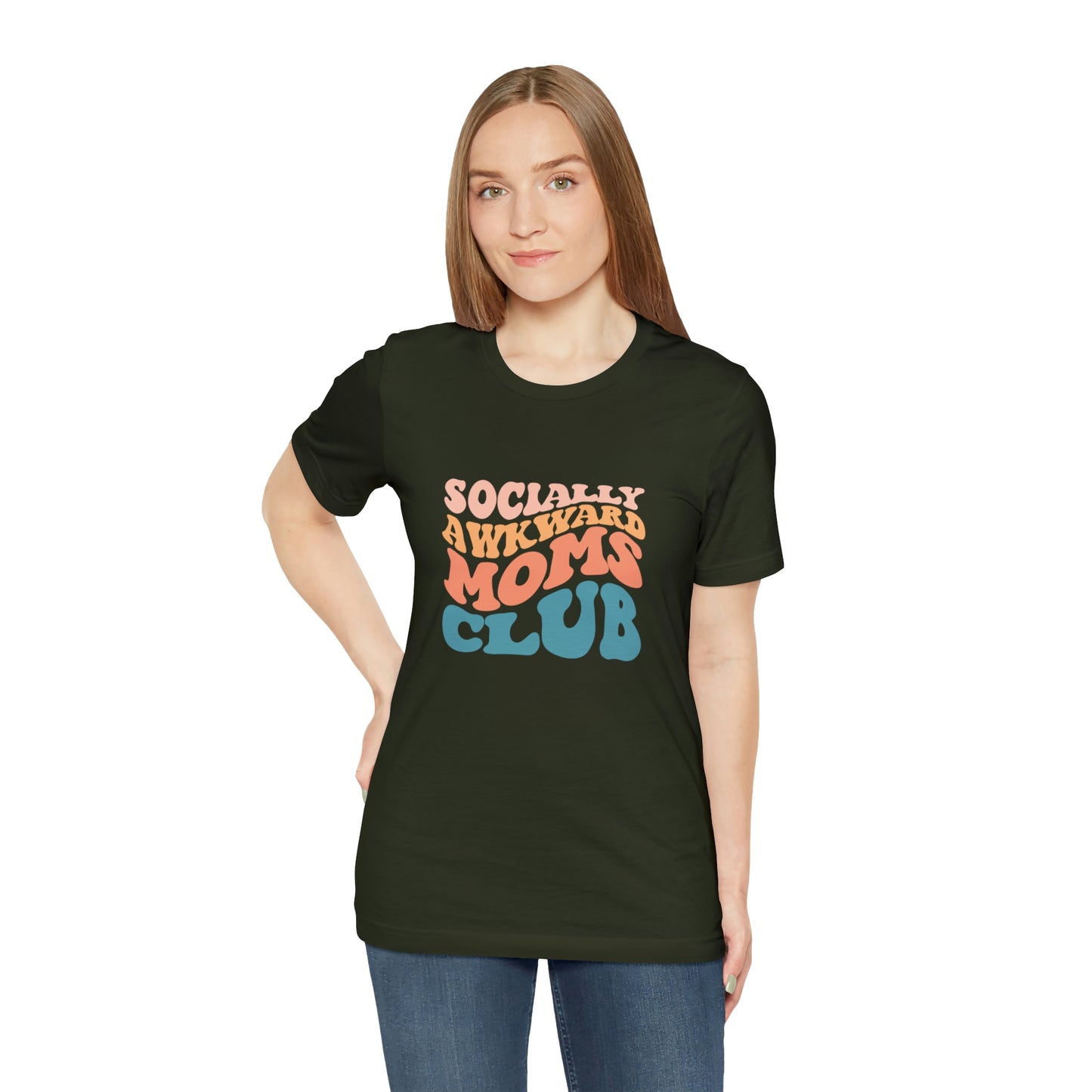 Socially Awkward Moms Club Short Sleeve Tee