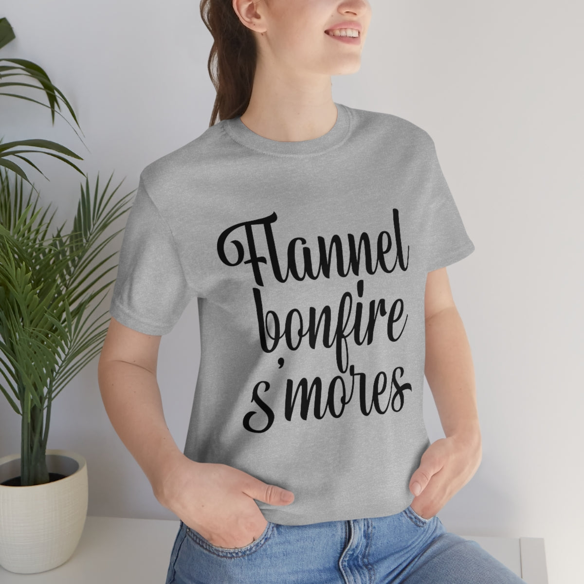 Flannel Bonfires S'mores Tee