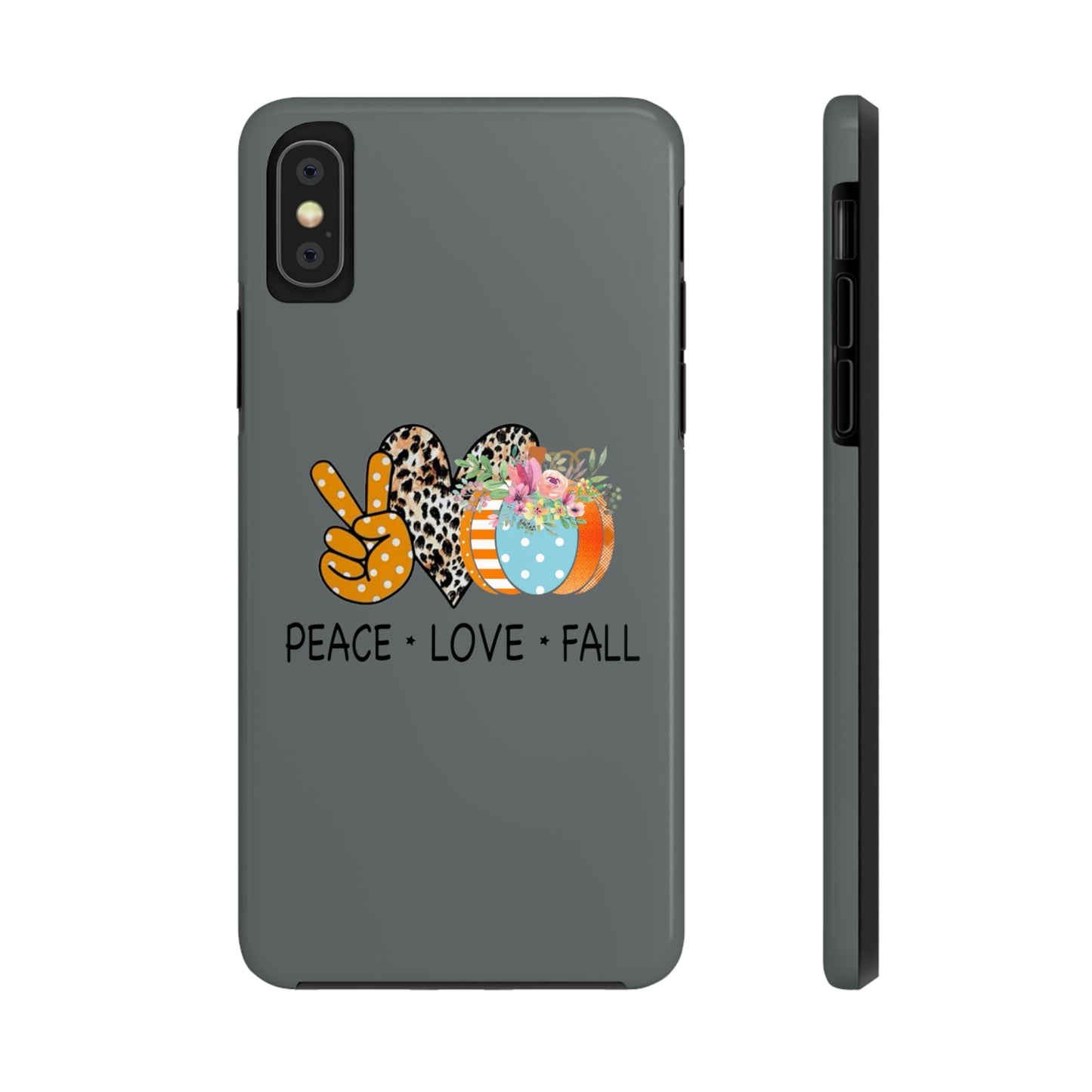 Peace.Love.Fall Tough Phone Cases by Case-Mate