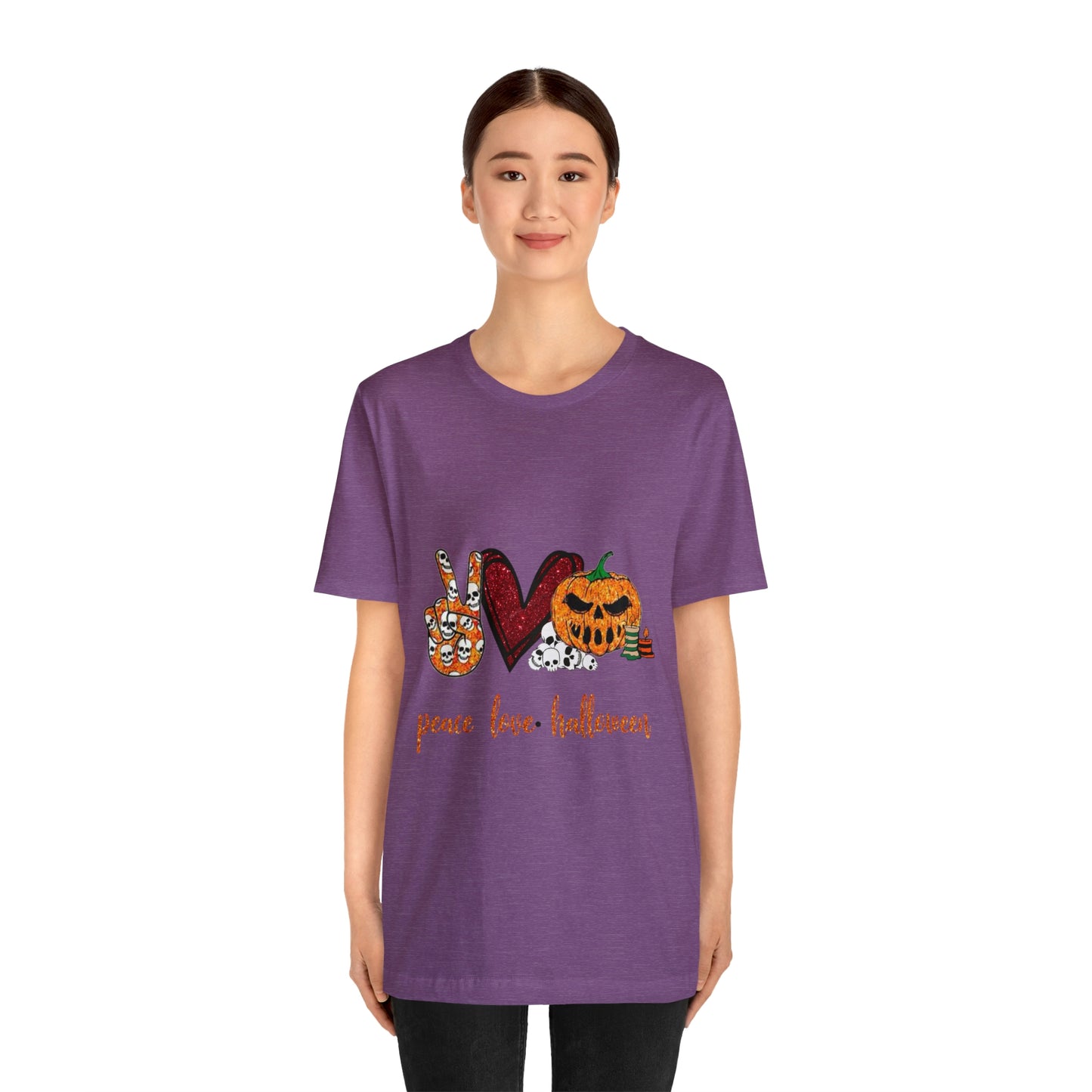 Peace, Love, & Halloween Unisex Shirt