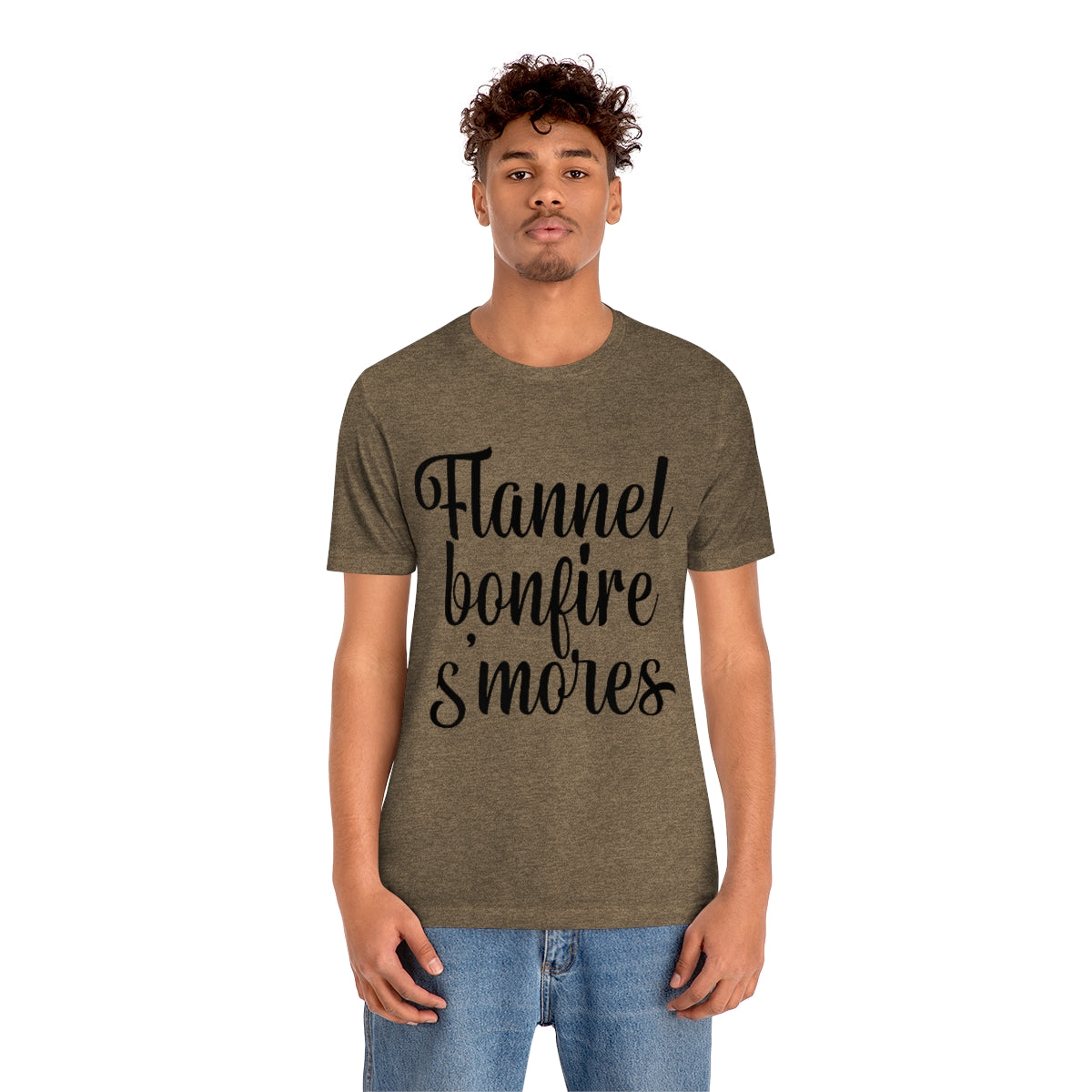 Flannel Bonfires S'mores Tee