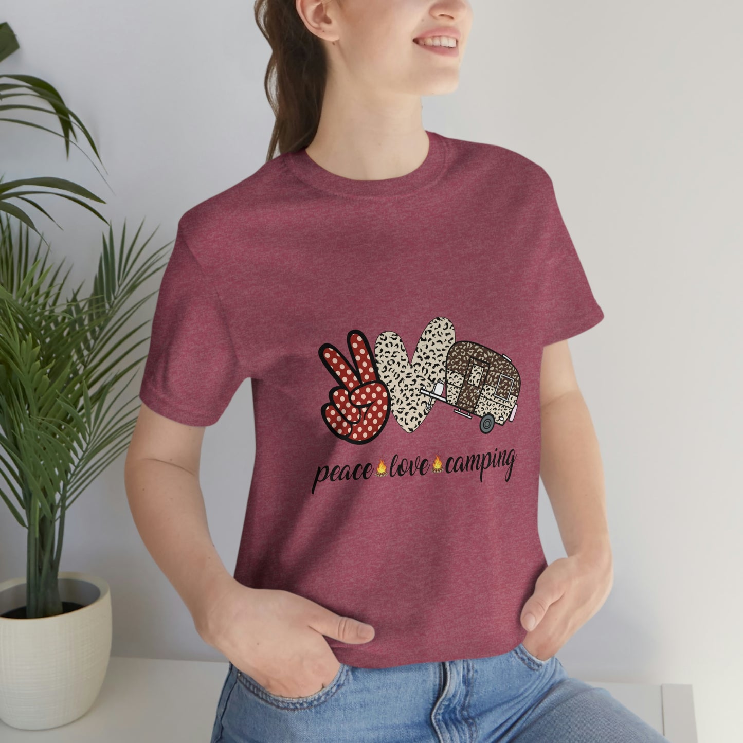 Peace Love Camping Short Sleeve Tee