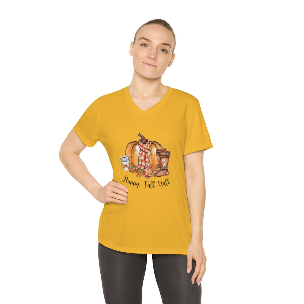 Ladies Happy Fall Active Tee