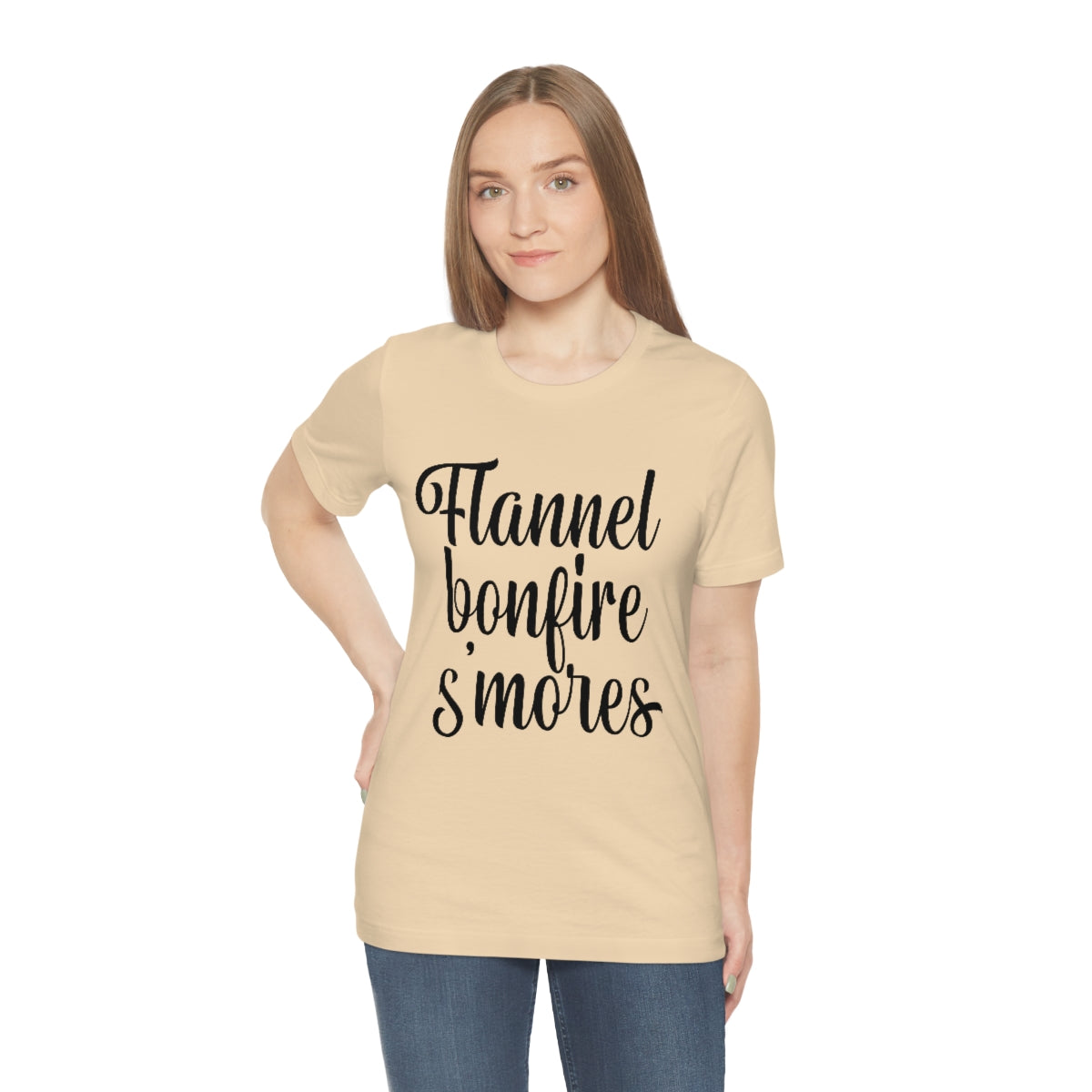 Flannel Bonfires S'mores Tee