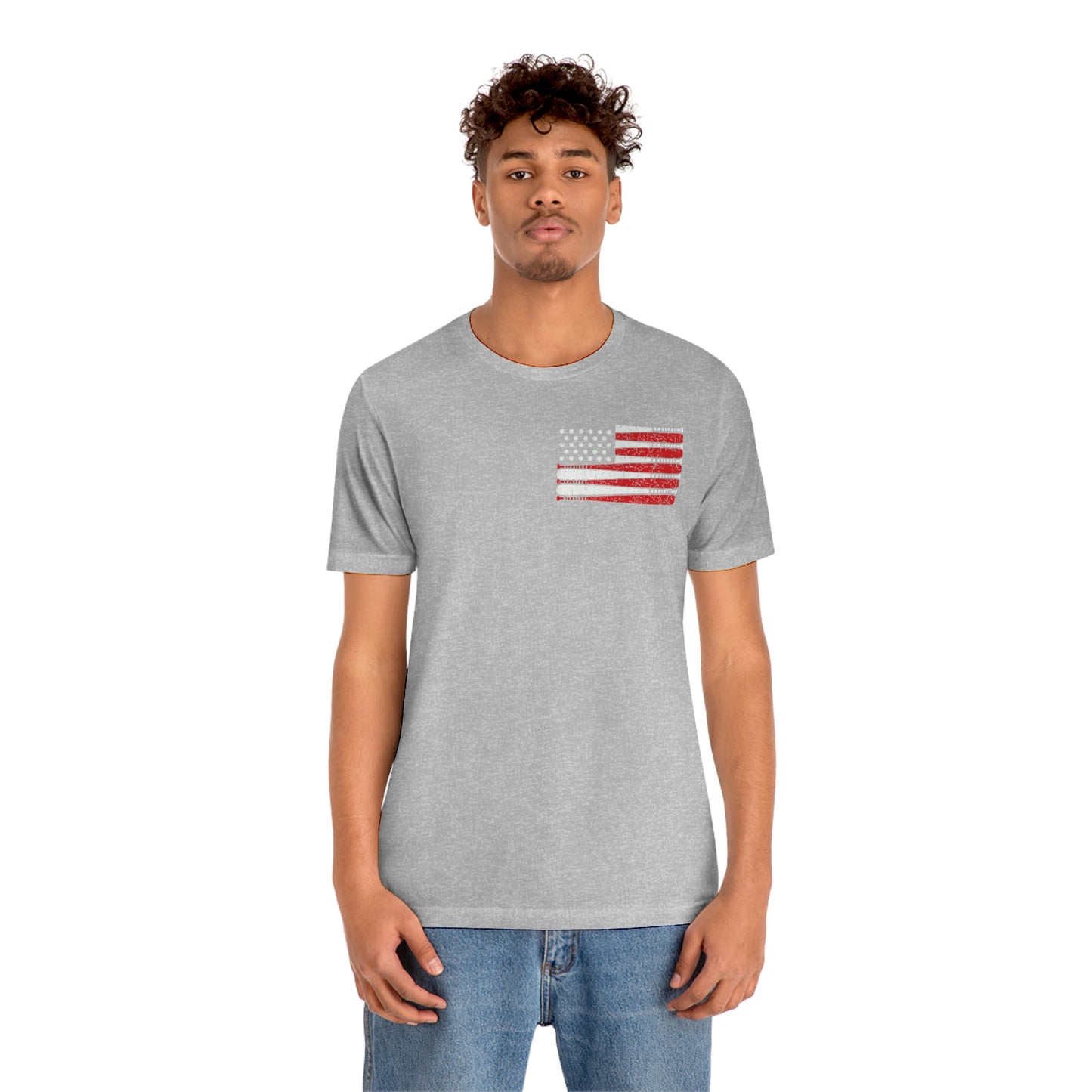 Baseball Flag Short Sleeve Tee