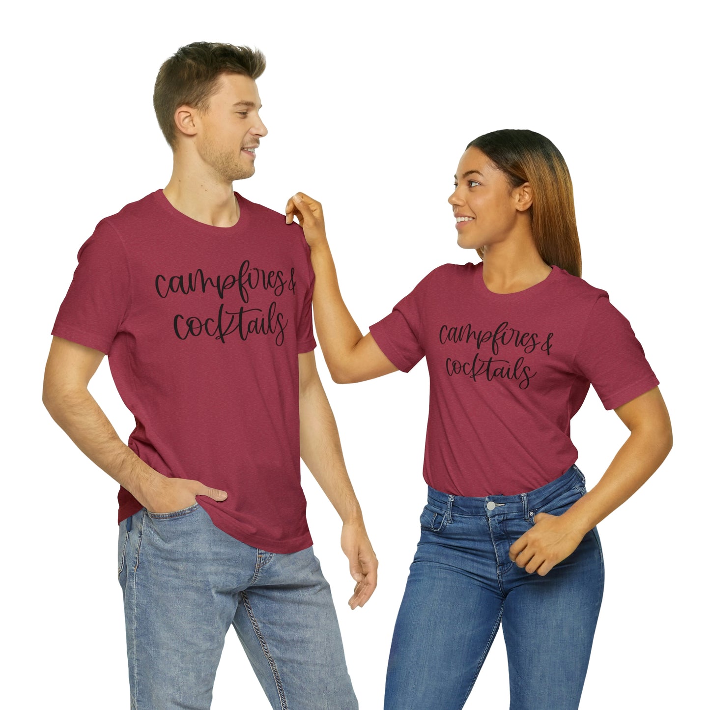 Campfire and Cocktails Short Sleeve Tee