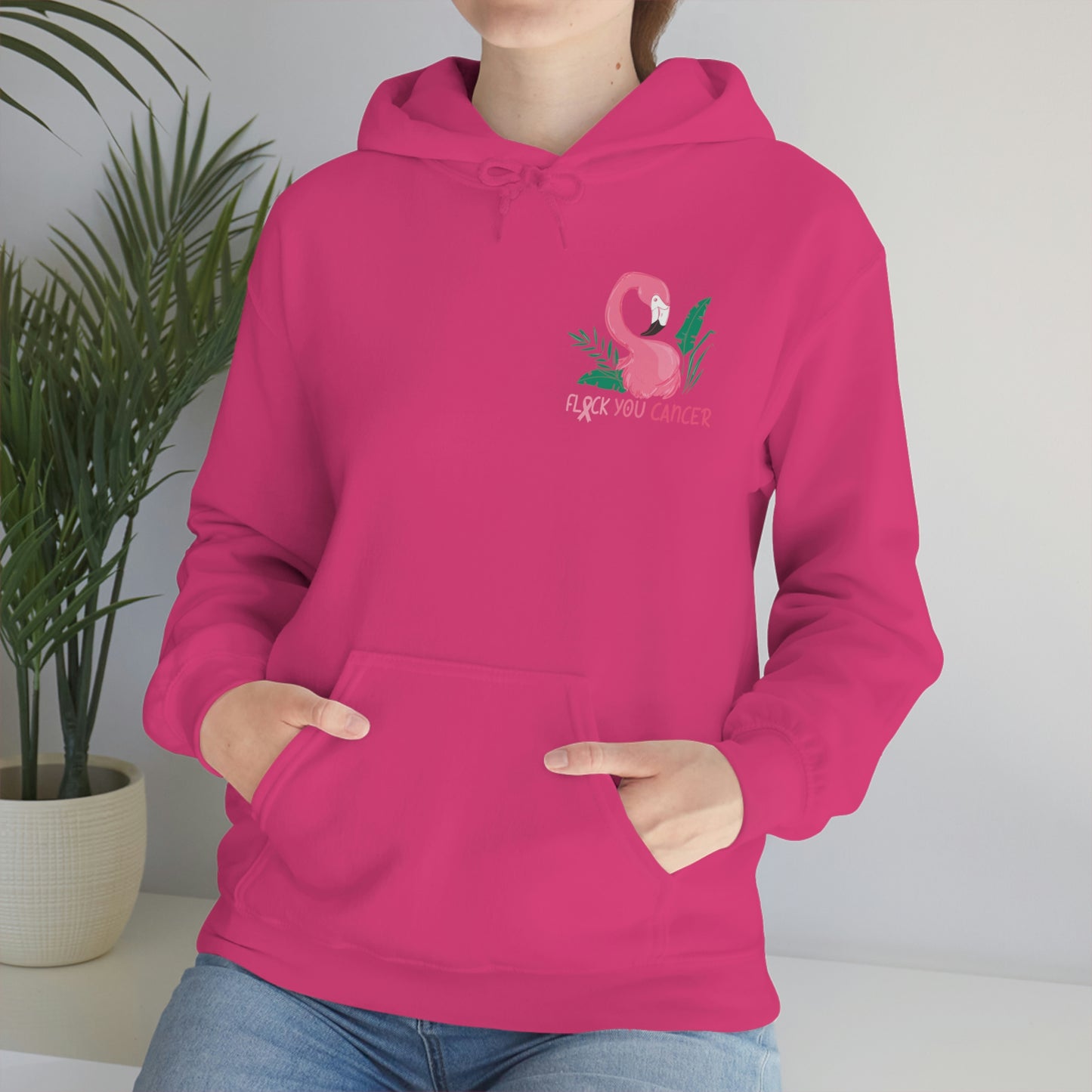 Flock You Cancer Unisex Heavy Blend™ Hooded Sweatshirt