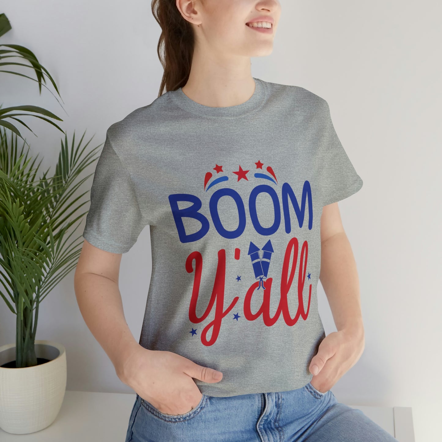 Unisex Sunshine Lasso Boom Yall Jersey Short Sleeve Tee