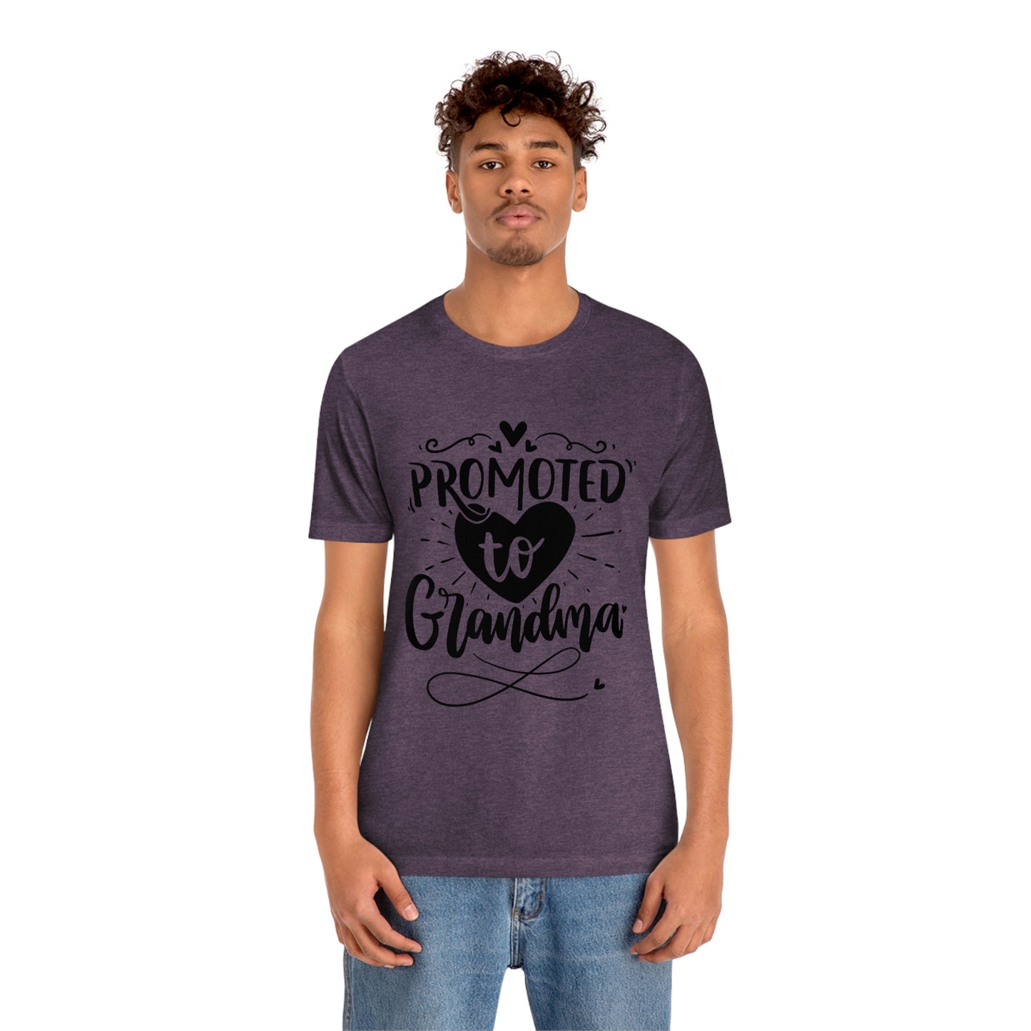 Promoted to Grandma Jersey Short Sleeve Tee