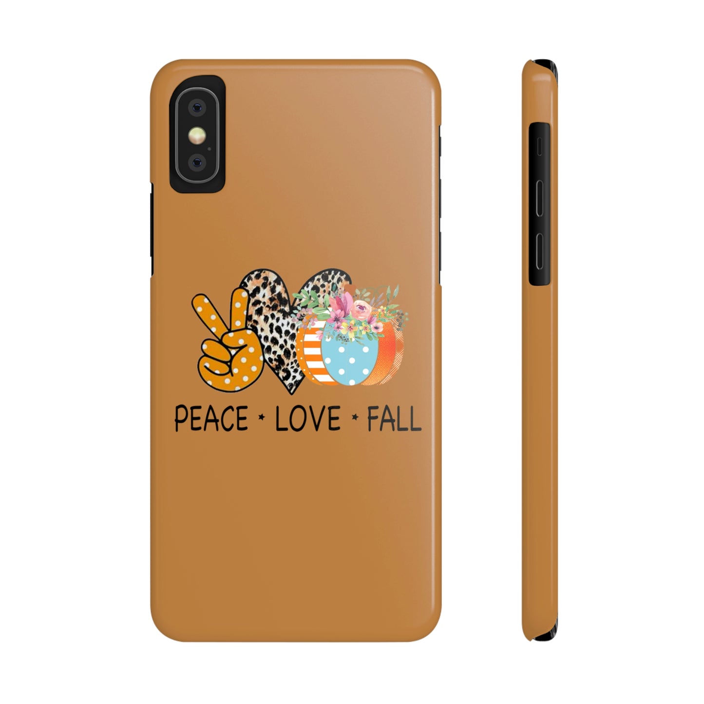 Slim Phone PEACE.LOVE.FALL Case-Mate