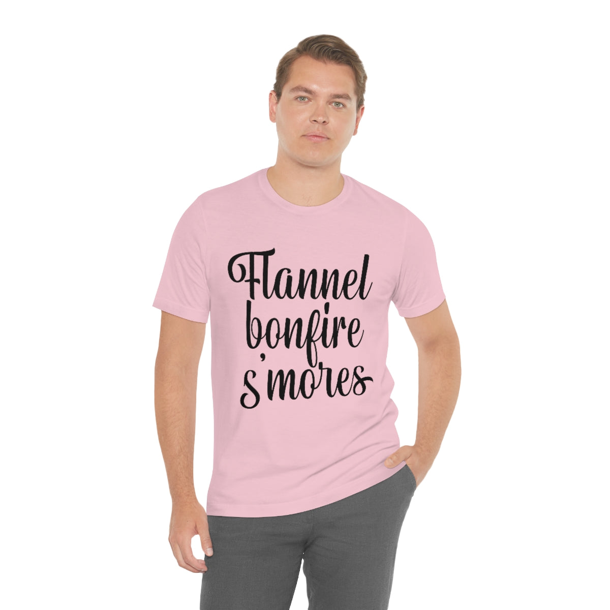 Flannel Bonfires S'mores Tee