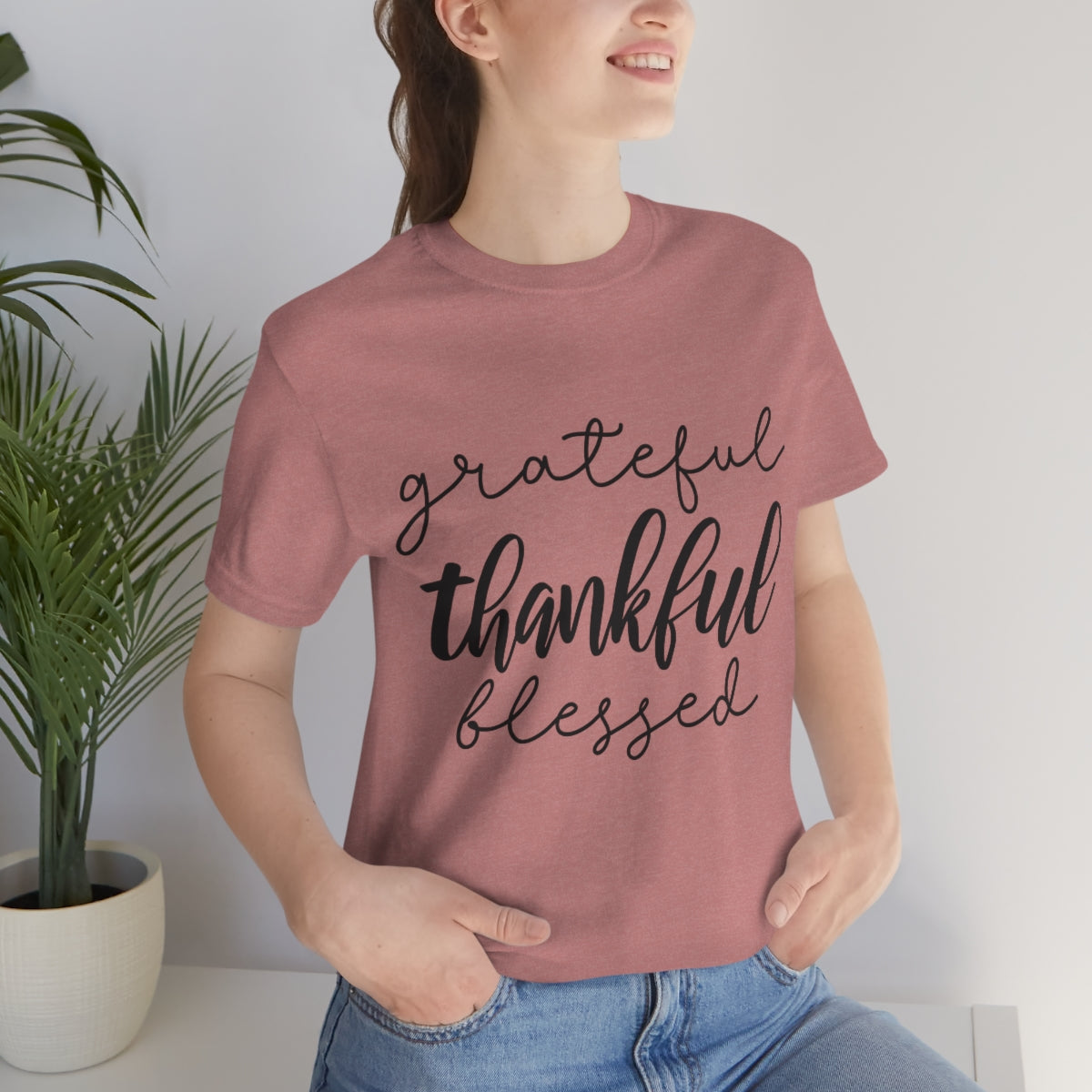 Grateful Thankful Blessed Tee