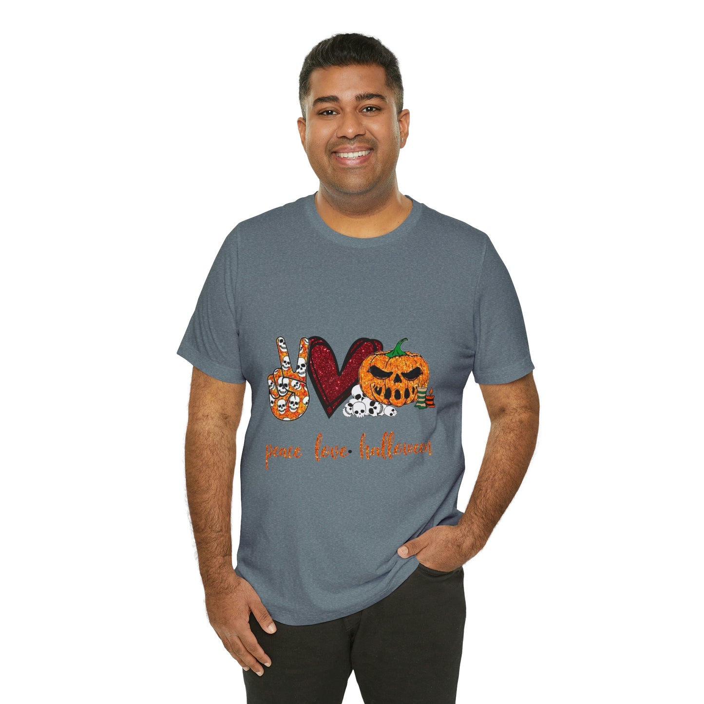 Peace, Love, & Halloween Unisex Shirt