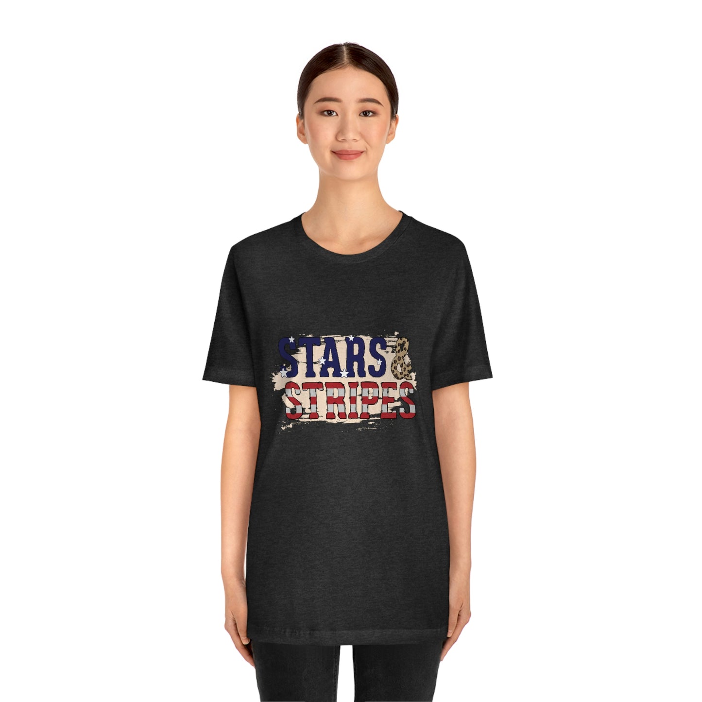 Stars and Stripes Unisex Jersey Short Sleeve Tee