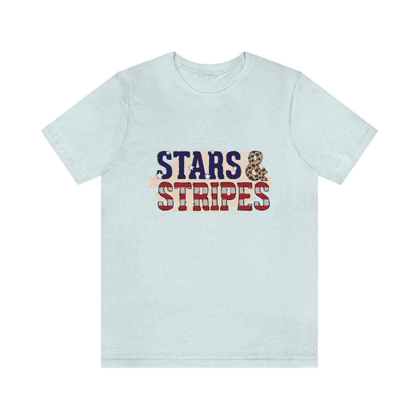 Stars and Stripes Unisex Jersey Short Sleeve Tee