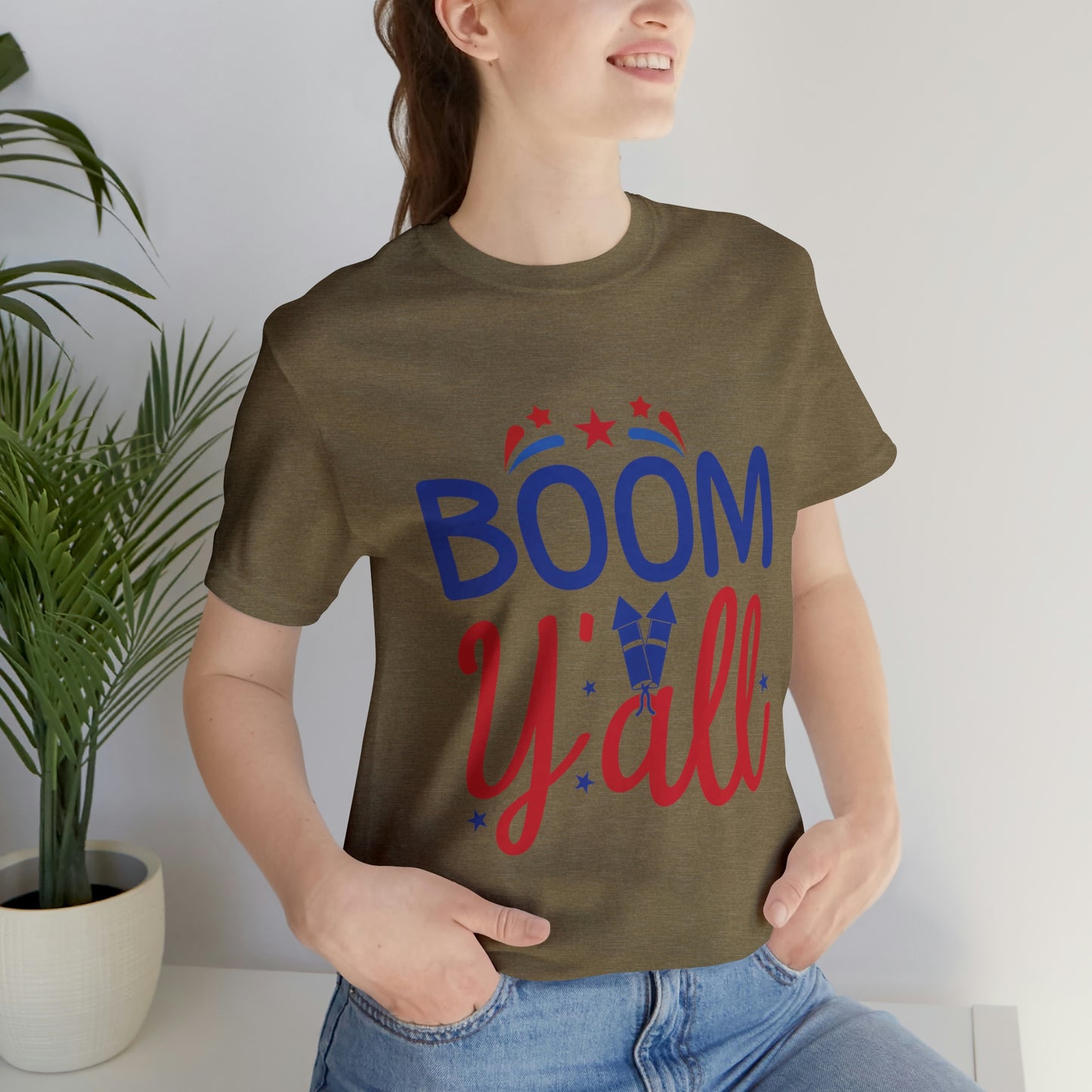 Unisex Sunshine Lasso Boom Yall Jersey Short Sleeve Tee