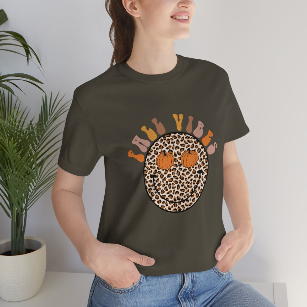 Fall Vibes Smiley Tee