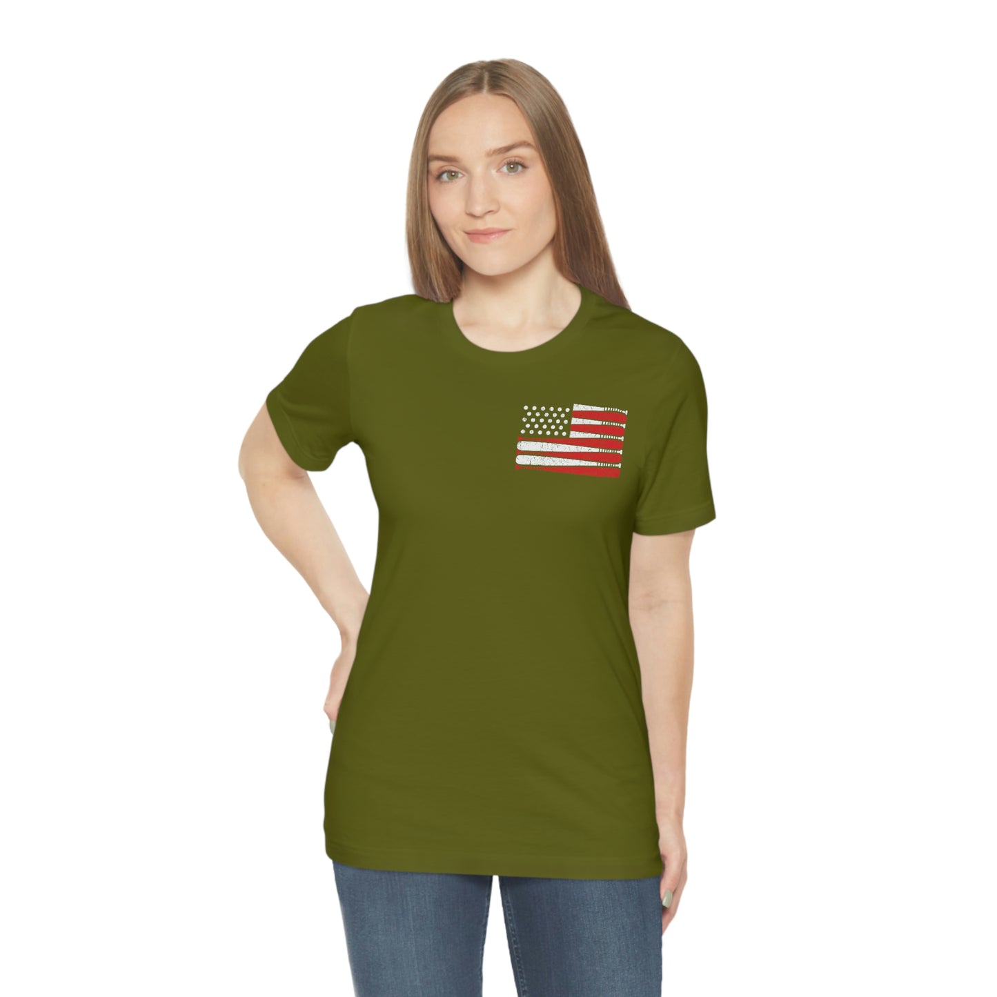 Baseball Flag Short Sleeve Tee