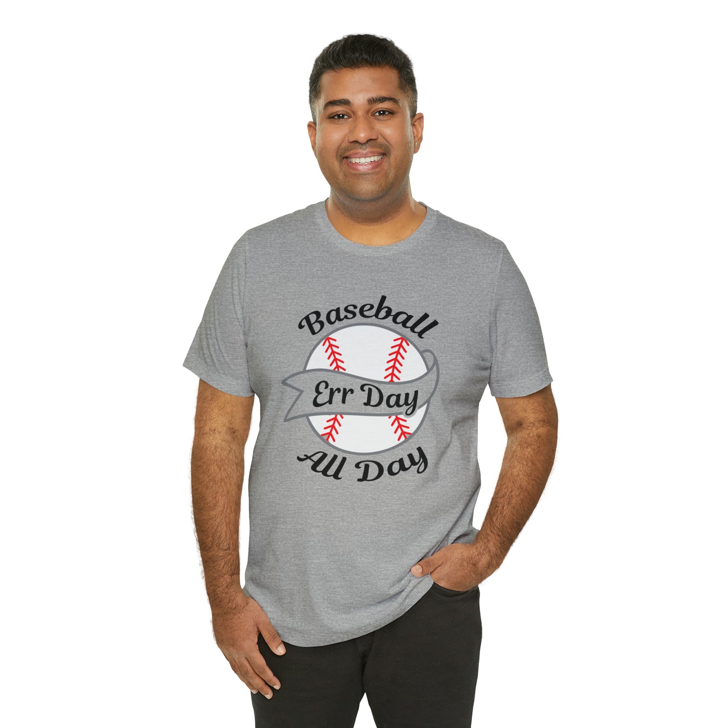 Baseball All Day Err Day Jersey Short Sleeve Tee