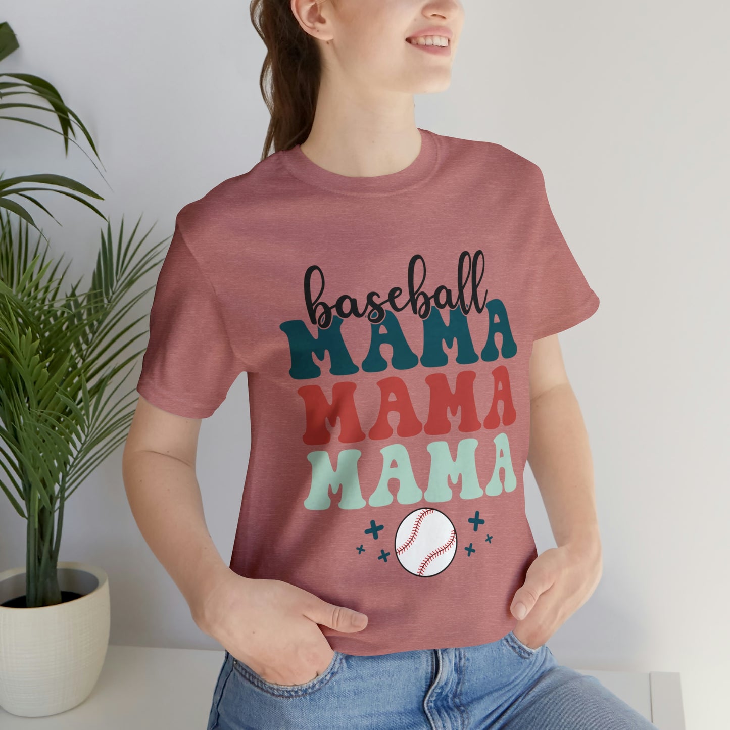 Baseball Mama Short Sleeve Tee