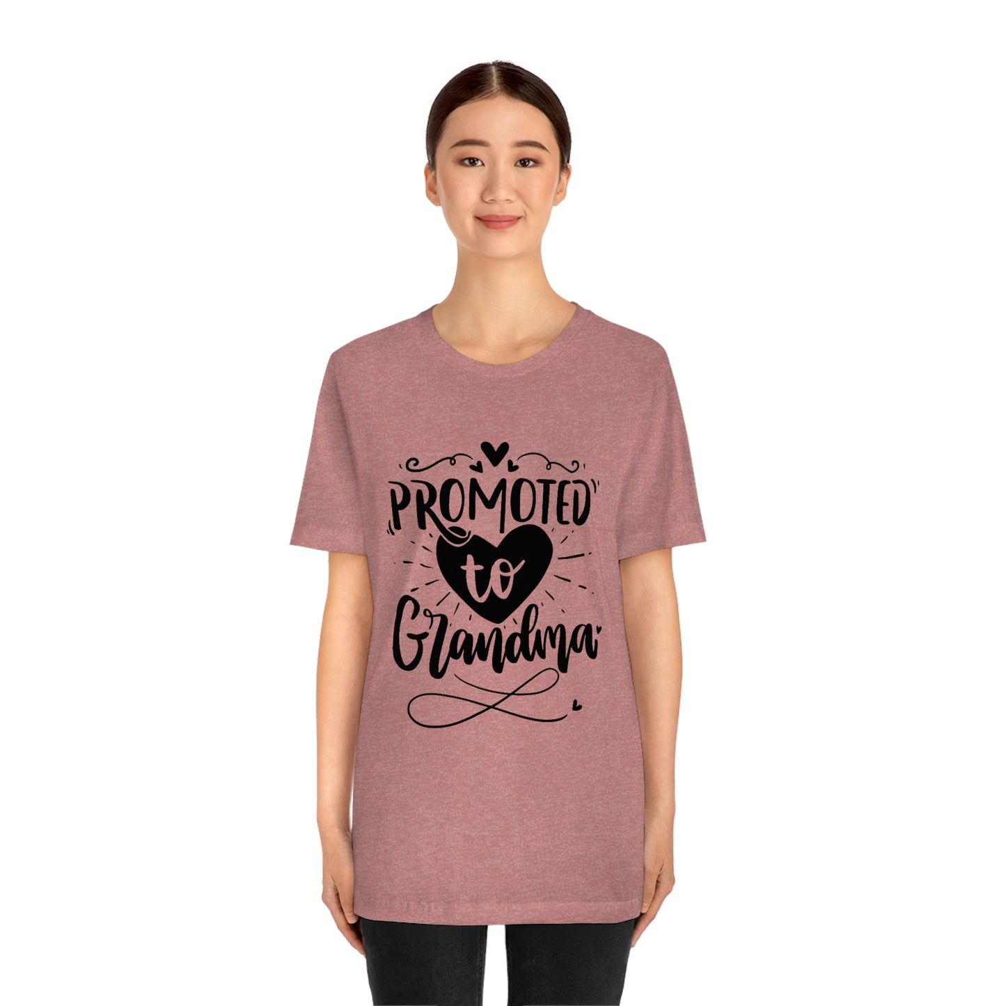 Promoted to Grandma Jersey Short Sleeve Tee