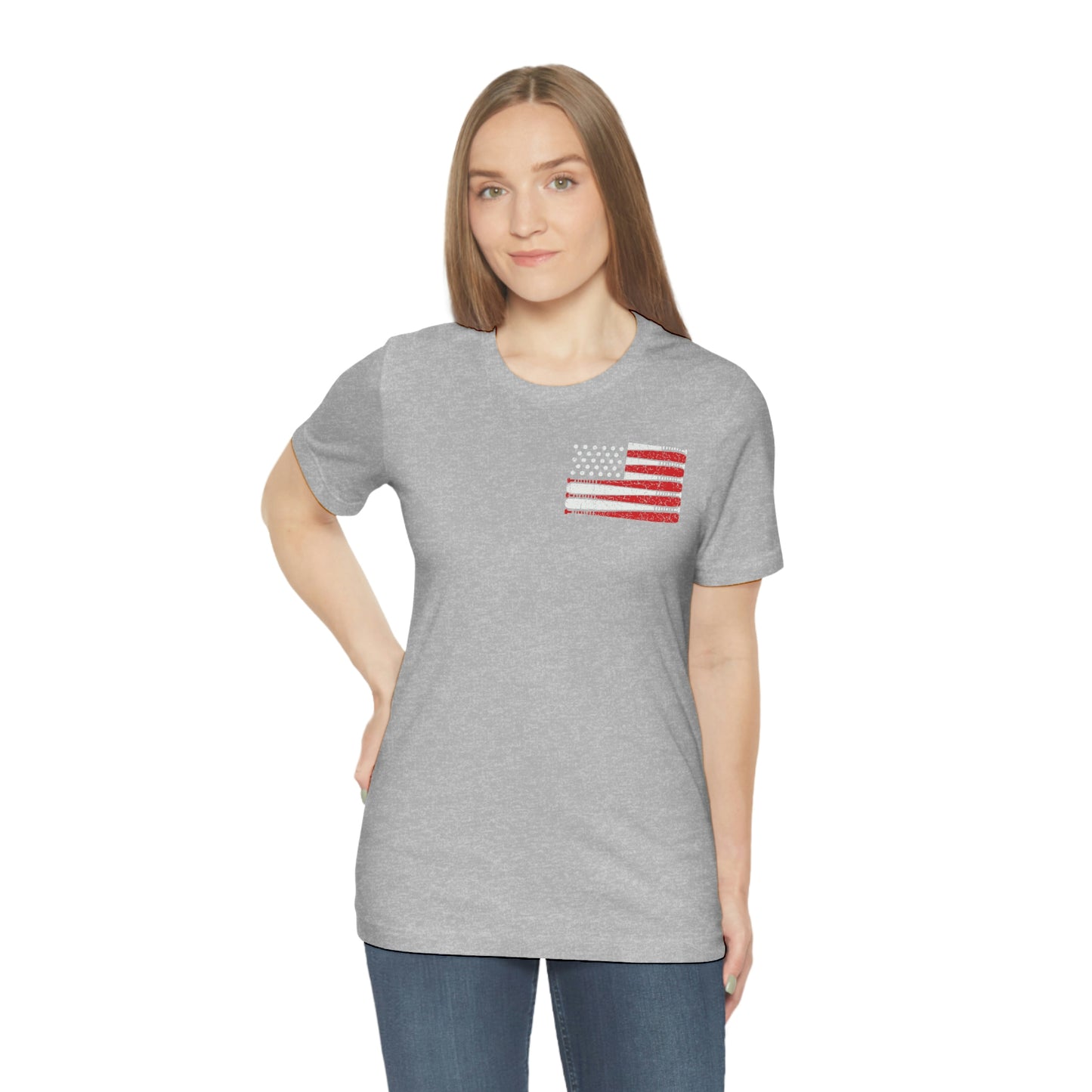 Baseball Flag Short Sleeve Tee