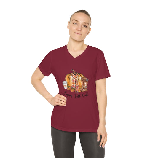 Ladies Happy Fall Active Tee