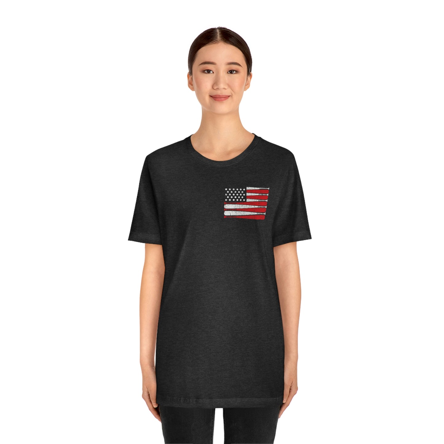 Baseball Flag Short Sleeve Tee