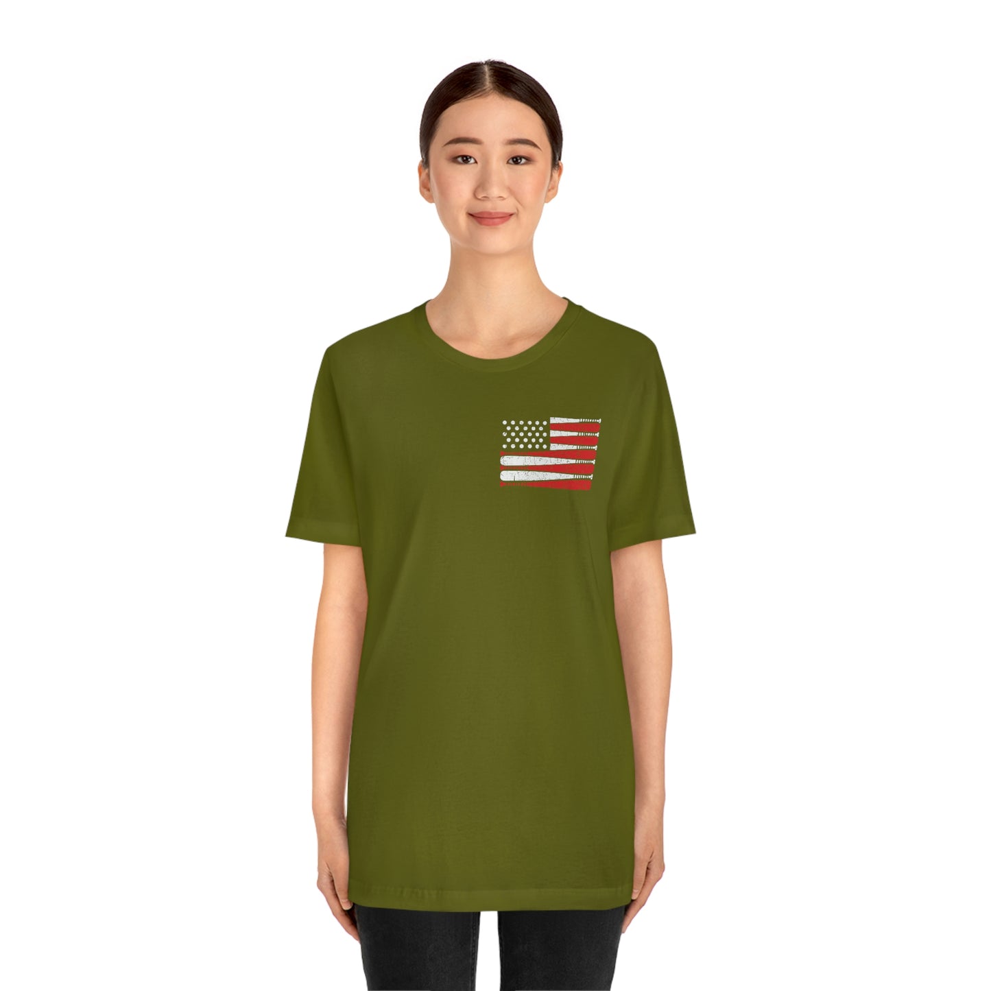 Baseball Flag Short Sleeve Tee