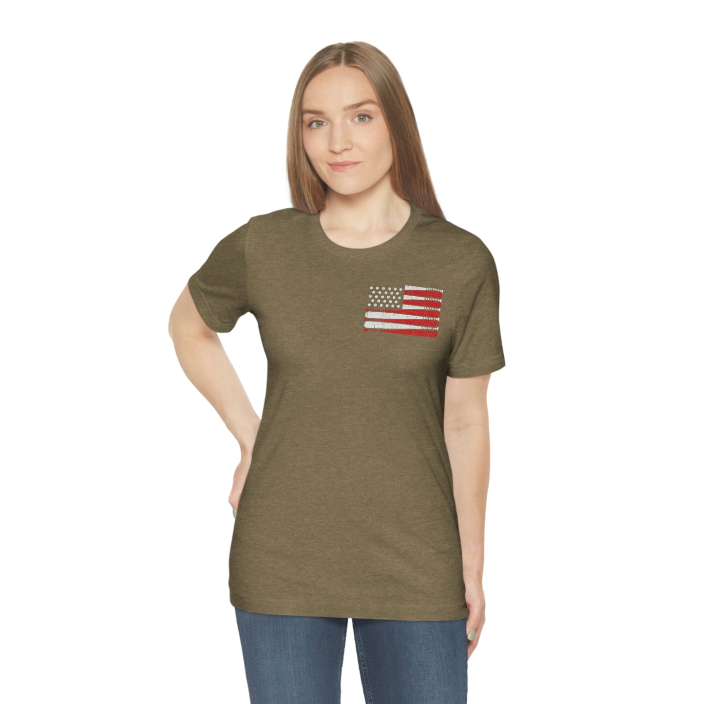 Baseball Flag Short Sleeve Tee