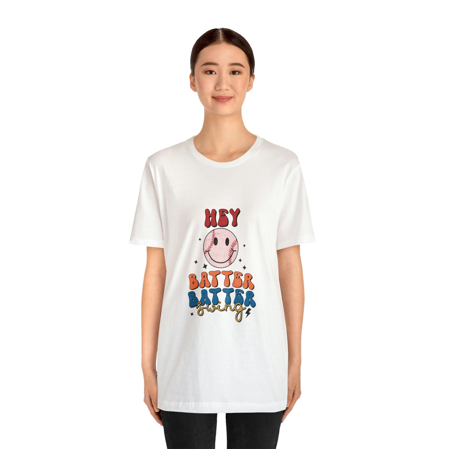 Hey Batter Batter Swing Short Sleeve Tee