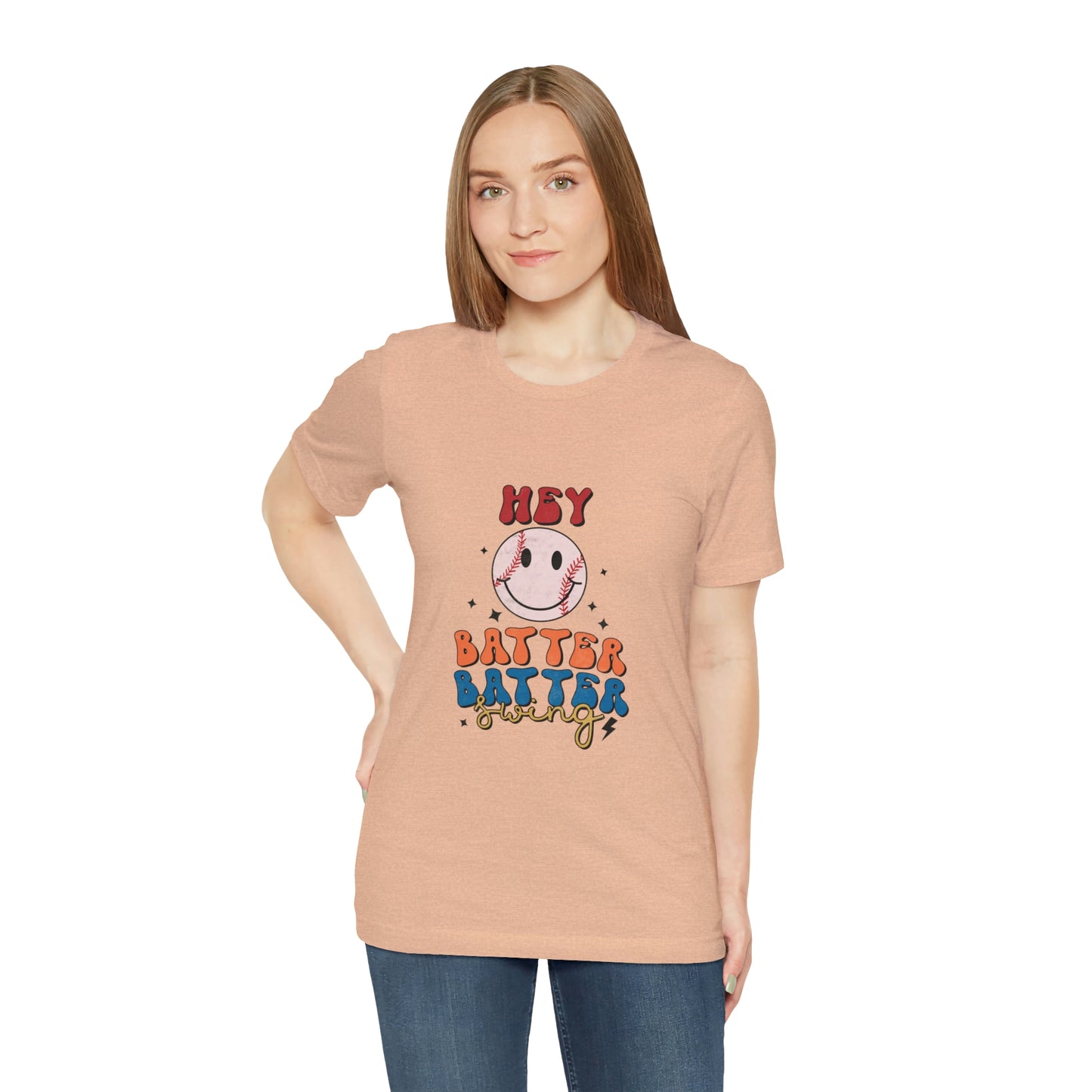 Hey Batter Batter Swing Short Sleeve Tee