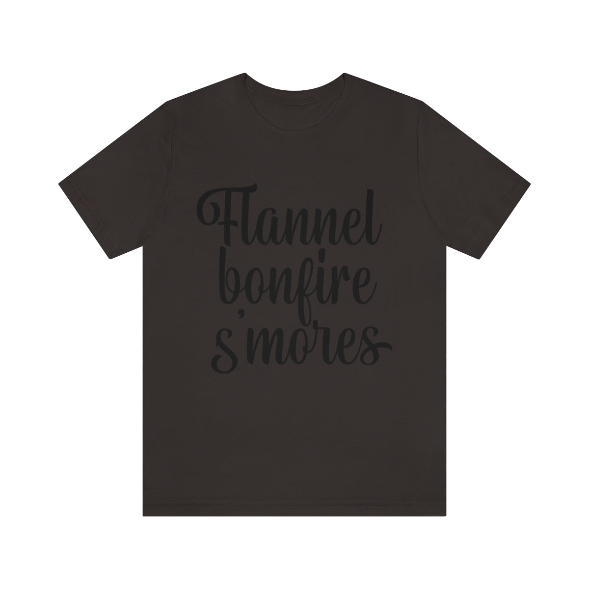 Flannel Bonfires S'mores Tee