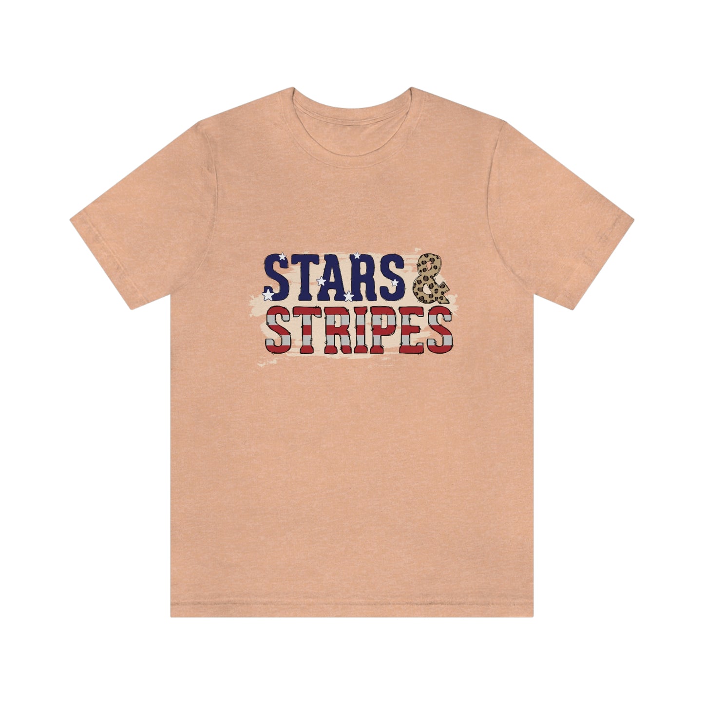 Stars and Stripes Unisex Jersey Short Sleeve Tee