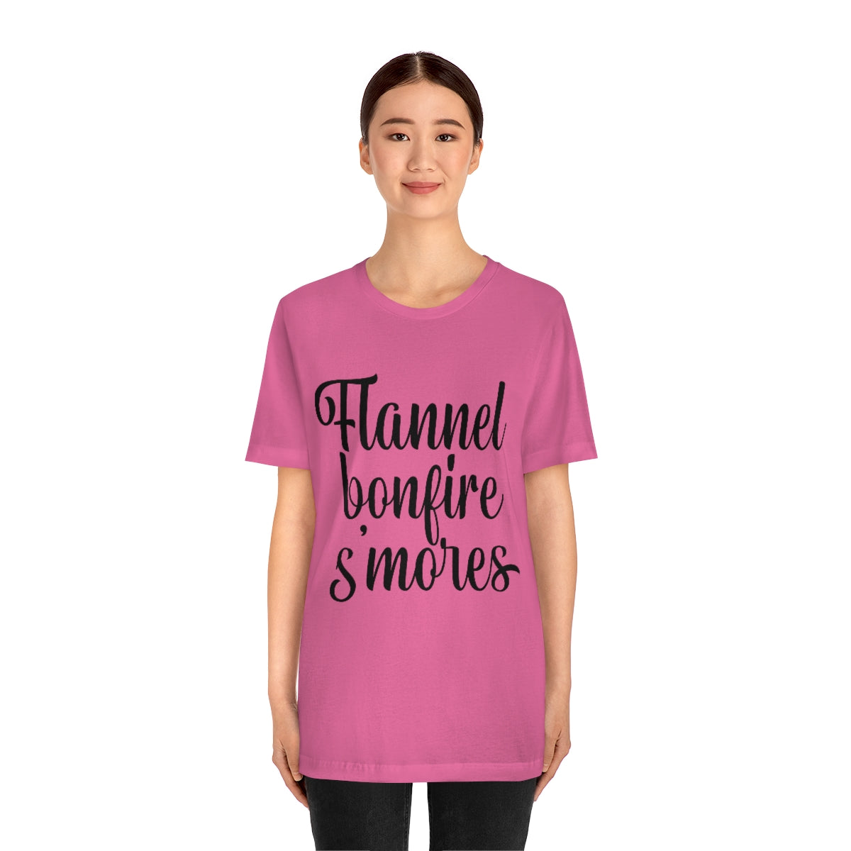 Flannel Bonfires S'mores Tee