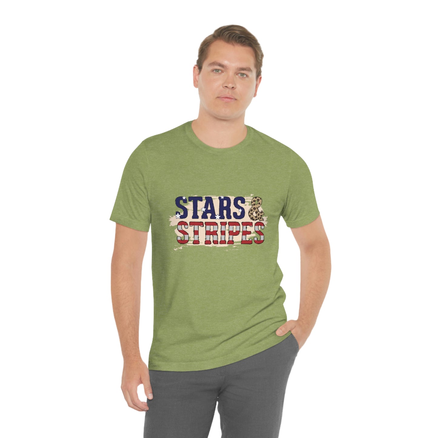 Stars and Stripes Unisex Jersey Short Sleeve Tee