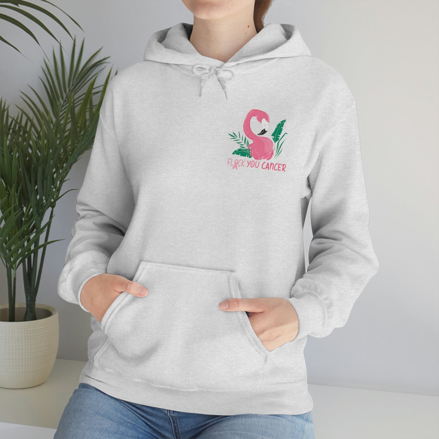 Flock You Cancer Unisex Heavy Blend™ Hooded Sweatshirt