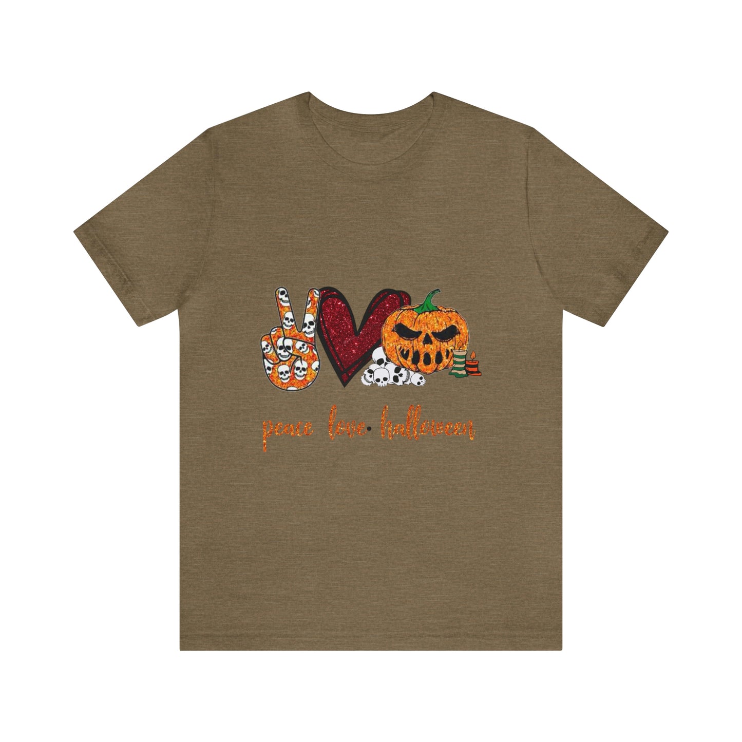 Peace, Love, & Halloween Unisex Shirt