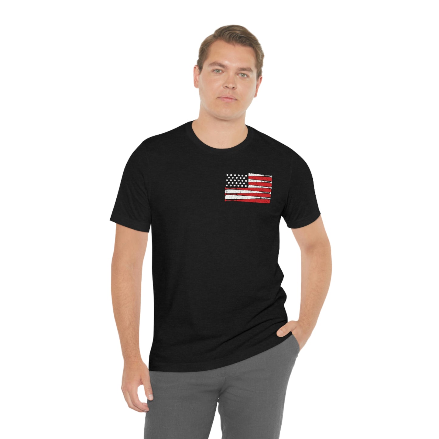 Baseball Flag Short Sleeve Tee