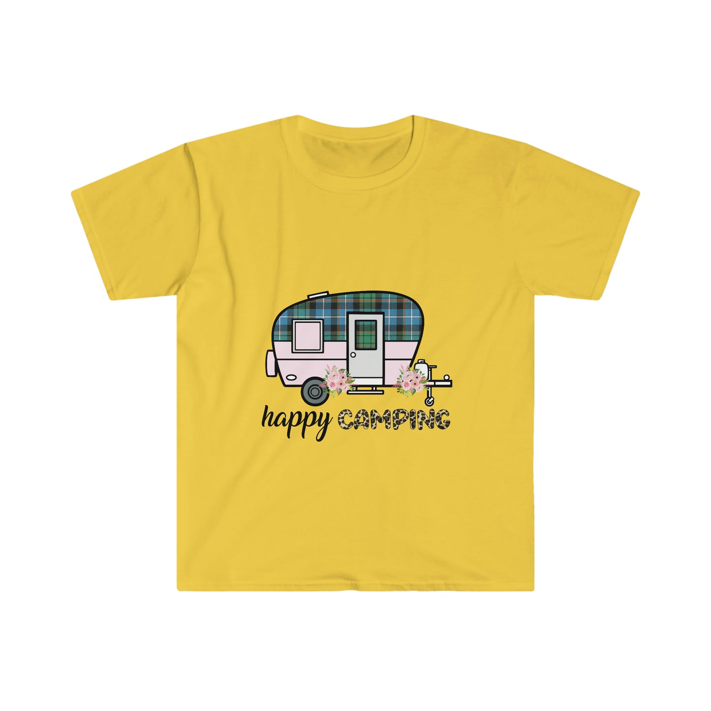 Happy Camping Unisex Softstyle T-Shirt