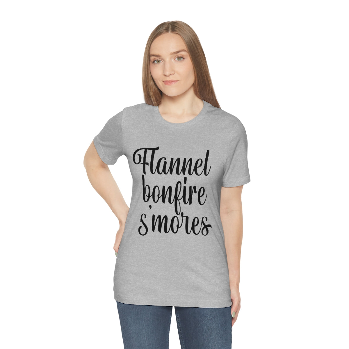 Flannel Bonfires S'mores Tee